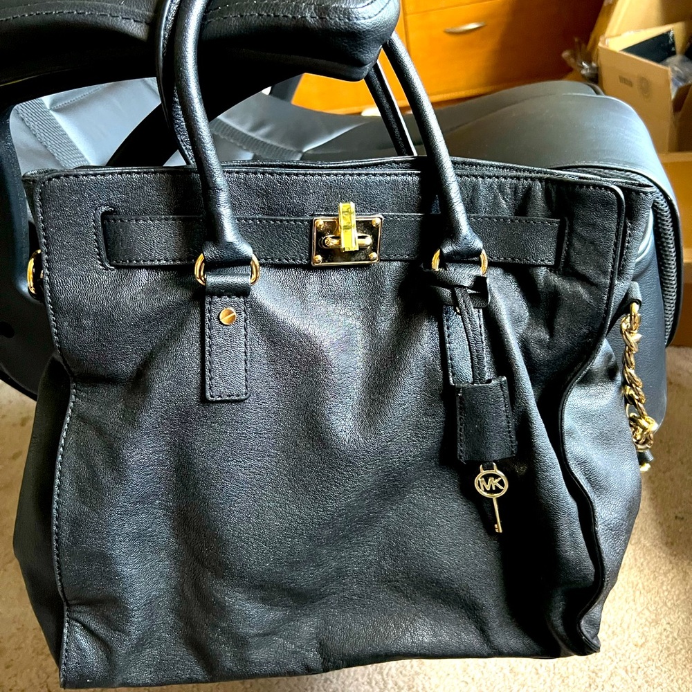 Black Michael Kors hobo bag